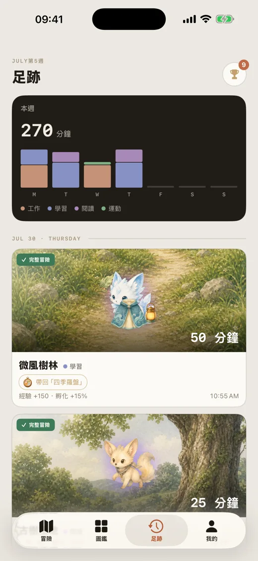 Lumea — 足跡